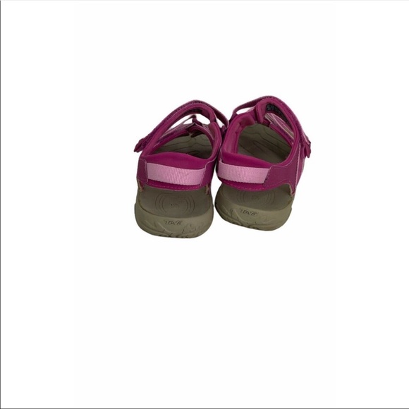 Teva Pink Strappy Sandals Style 6096 Size 4 - Picture 3 of 6
